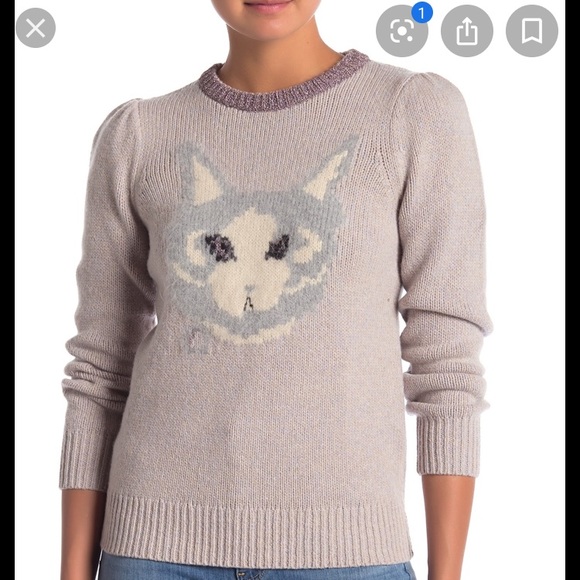 Rebecca Taylor Sweaters - Rebecca Taylor cat intarsia sweater